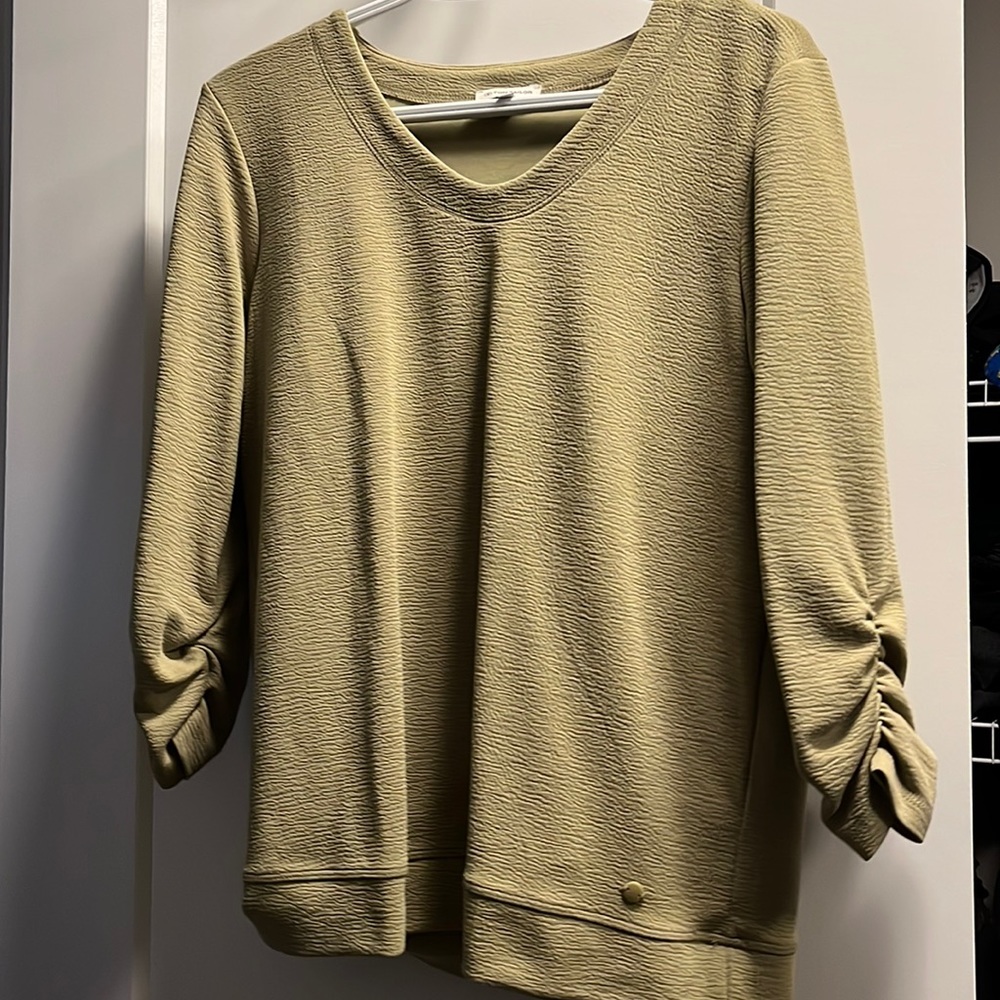 Green sweater